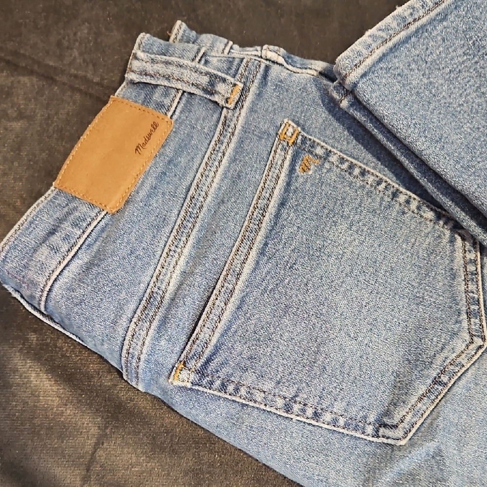 Madewell The Perfect Vintage Jean Blue Denim Straight Leg Jeans Sz.26
